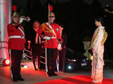 Japan's Princess Kako receives medal in Brazil as she starts 11-day trip