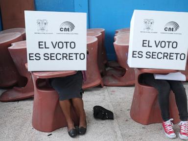 Ecuador's conservative incumbent and a leftist lawyer advance to presidential runoff