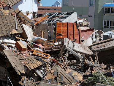 A hotel collapses in Argentina and leaves 1 dead and several trapped