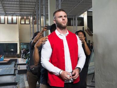 A British man on trial in Bali for a drug offense pleads fo...