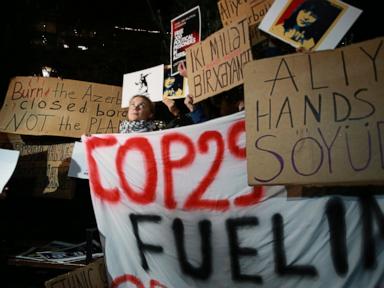 Greta Thunberg protests against Azerbaijan hosting global climate summit