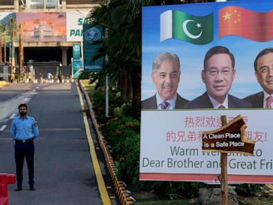 China's premier inaugurates a Beijing-funded airport at the start of a Pakistan trip