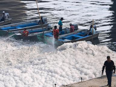 AP PHOTOS: River and air pollution in India's capital pose a severe health threat to residents