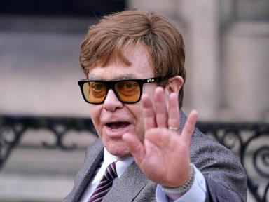 Elton John says he has lost his eyesight and struggles to see his new stage musical