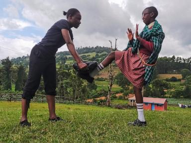 Maasai girls take up self-defense as protection from sexual abuse and early marriage