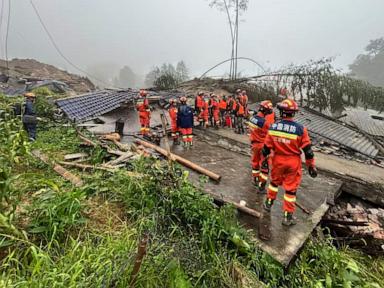 Death toll rises to 16 in landslides in southeastern China