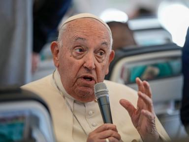 Pope Francis suggests Israel's actions in Gaza and Lebanon are disproportionate and immoral