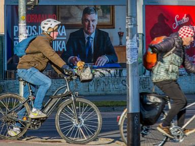 Croatia's outspoken president is seeking reelection. He faces several contenders in Sunday's vote