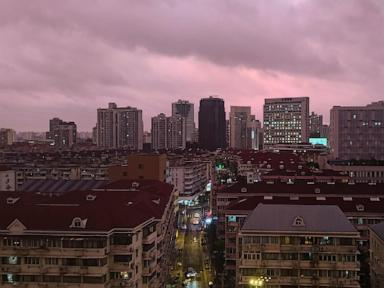 Typhoon knocks out power to some homes in Shanghai as it weakens inland