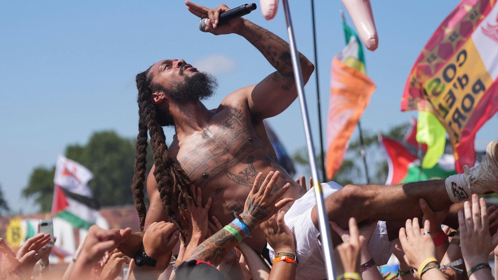 Bob Vylan rejects criticism, says group targeted for speaking on Gaza at Glastonbury