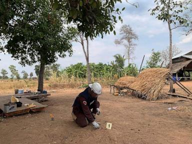 A decades-old rocket-propelled grenade kills 2 toddlers who found it in the Cambodian countryside