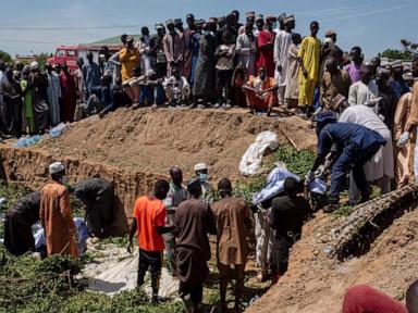 More than 140 people are killed and dozens injured when a gas tanker explodes in Nigeria