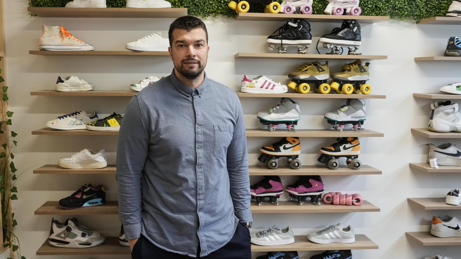 A nonprofit in France is fighting fast-fashion waste, one sneaker at a time