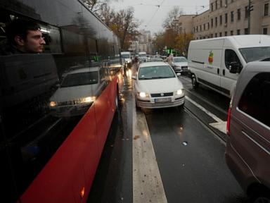 Protesters in Serbian cities block traffic, standing in silence for the victims of roof collapse