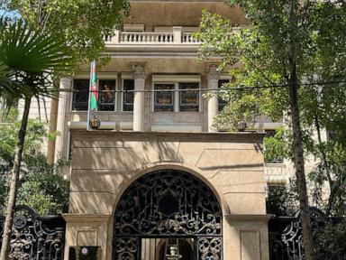 Azerbaijan reopens its embassy in Iran as the two countries try to ease tensions