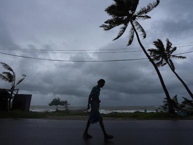 Eight people including 6 children missing as heavy rains trigger flooding in Sri Lanka