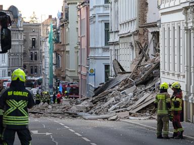 Rescuers search for 3 missing after German building collapse