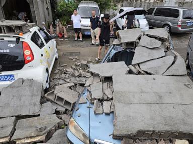 Tropical storm causes some flooding in eastern China