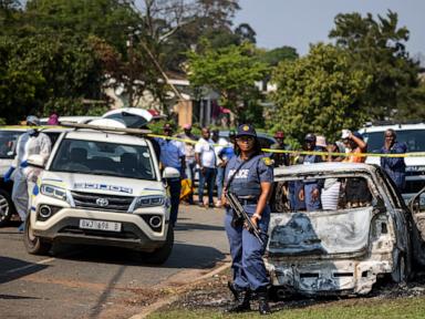 A mass shooting at a house in South Africa leaves 11 dead and 3 wounded, police say