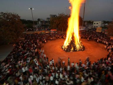 Millions of people celebrate Holi, the Hindu festival of colors