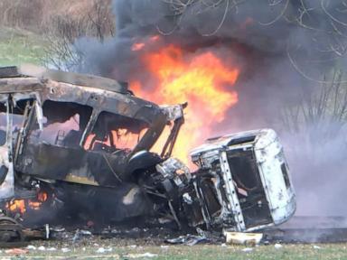 Tanker and tram collide at crossing in Germany, killing 1 person