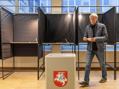 Lithuanians vote in the final round of parliamentary election