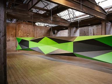 Dozens of artists bring new life to a gigantic former ironworks on UNESCO's world heritage list