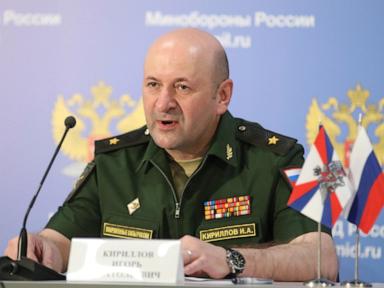 A bomb kills the head of Russia’s nuclear defense forces and his assistant in Moscow