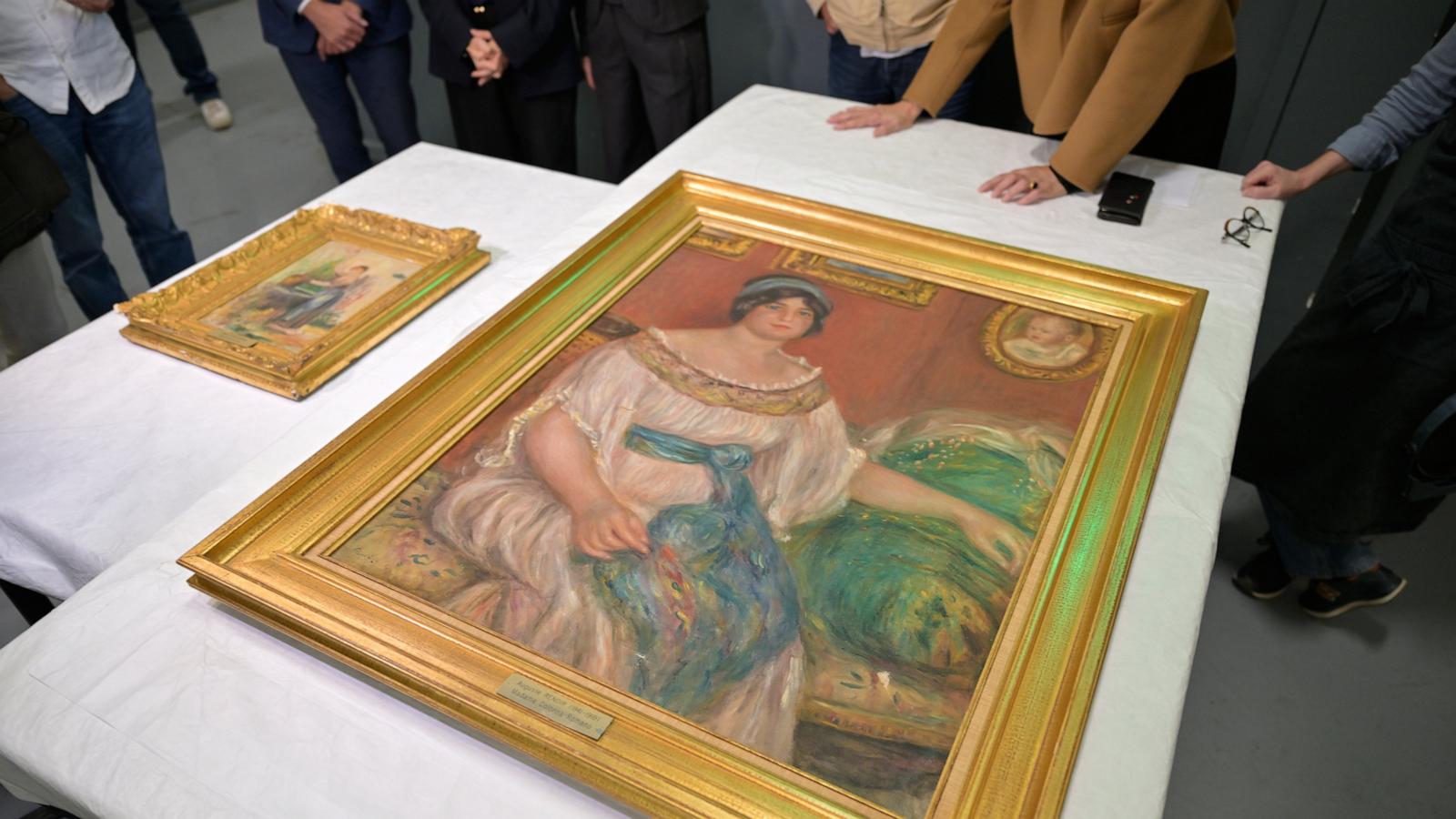 DNA, vehicle-tracking help investigators recover stolen Renoirs and makes arrests
