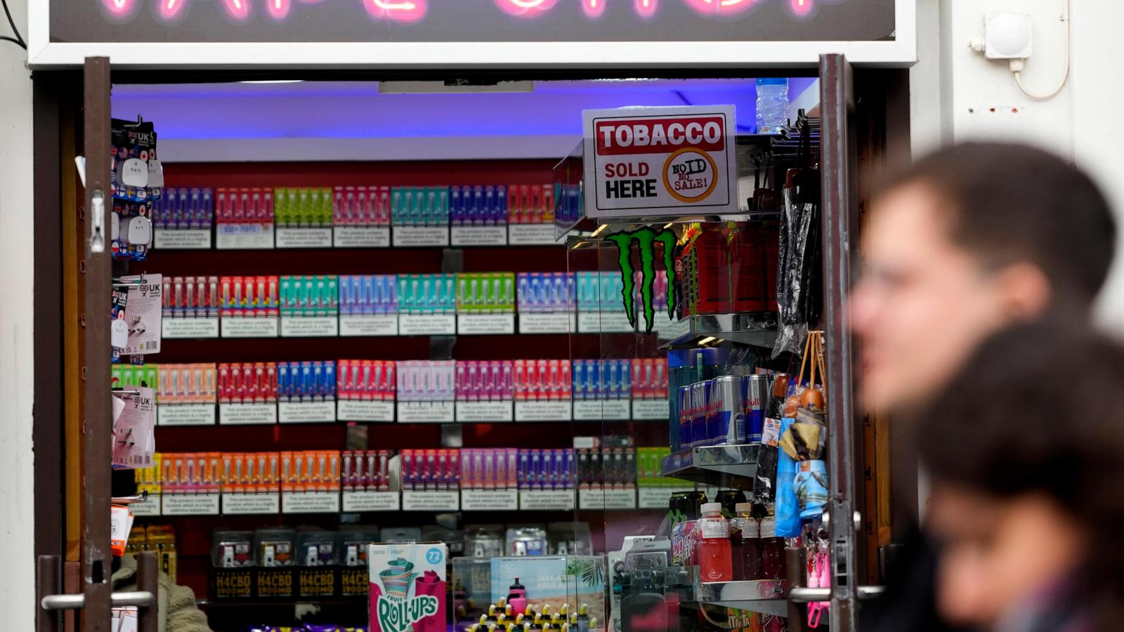 UK bans single-use vapes to stem use by children and reduce harmful litter