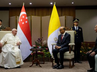 Pope marvels at Singapore's skyscrapers and asks that the lowest migrant workers not be forgotten