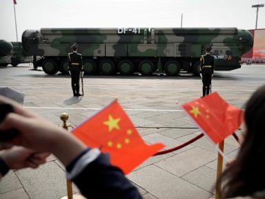 China test-fires an intercontinental ballistic missile into the Pacific Ocean