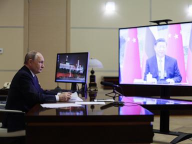 Xi tells Putin that China is pleased with Russia's efforts to end Ukraine war