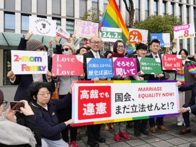 Japan's ban on recognizing same-sex unions is unconstitutional, a court finds