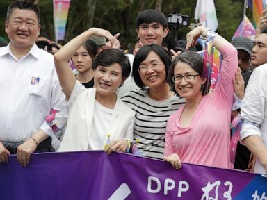 Thousands gather for colorful celebration at Taiwan Pride parade