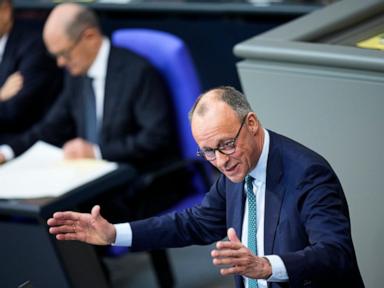 Scholz clashes with Merz over German economy and migration at last parliament meeting before poll