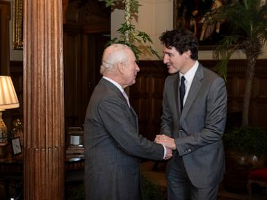 King Charles III welcomes Canada's Trudeau for private talks at royal residence