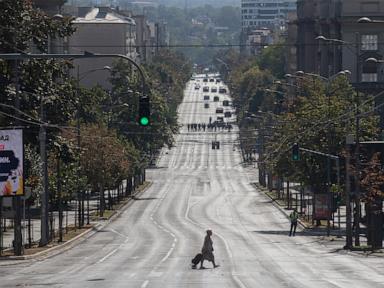 Pride march held in conservative Serbia under heavy police protection