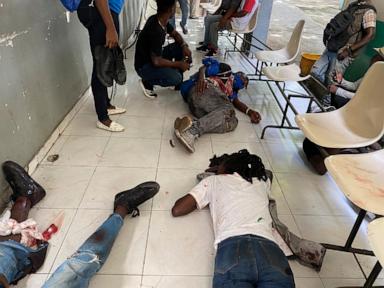 Haiti gangs fire on journalists covering a planned hospital reopening, leaving casualties