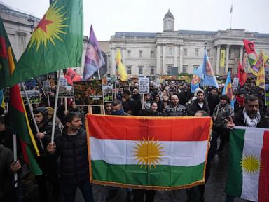 6 people charged in UK with belonging to a banned Kurdish group