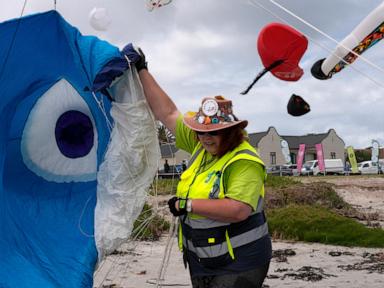 A colorful kite festival in South Africa raises awareness for mental health