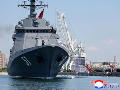 North Korea's Kim claims progress on nuclear-armed navy as new warship is placed into service