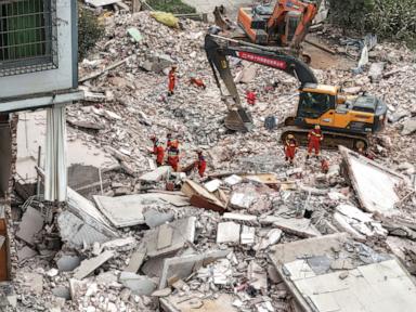 A strong quake in south China kills 2 and triggers evacuation of 7,000