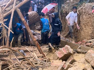 Bangladesh relocates Rohingya refugees after landslide kills at least five children