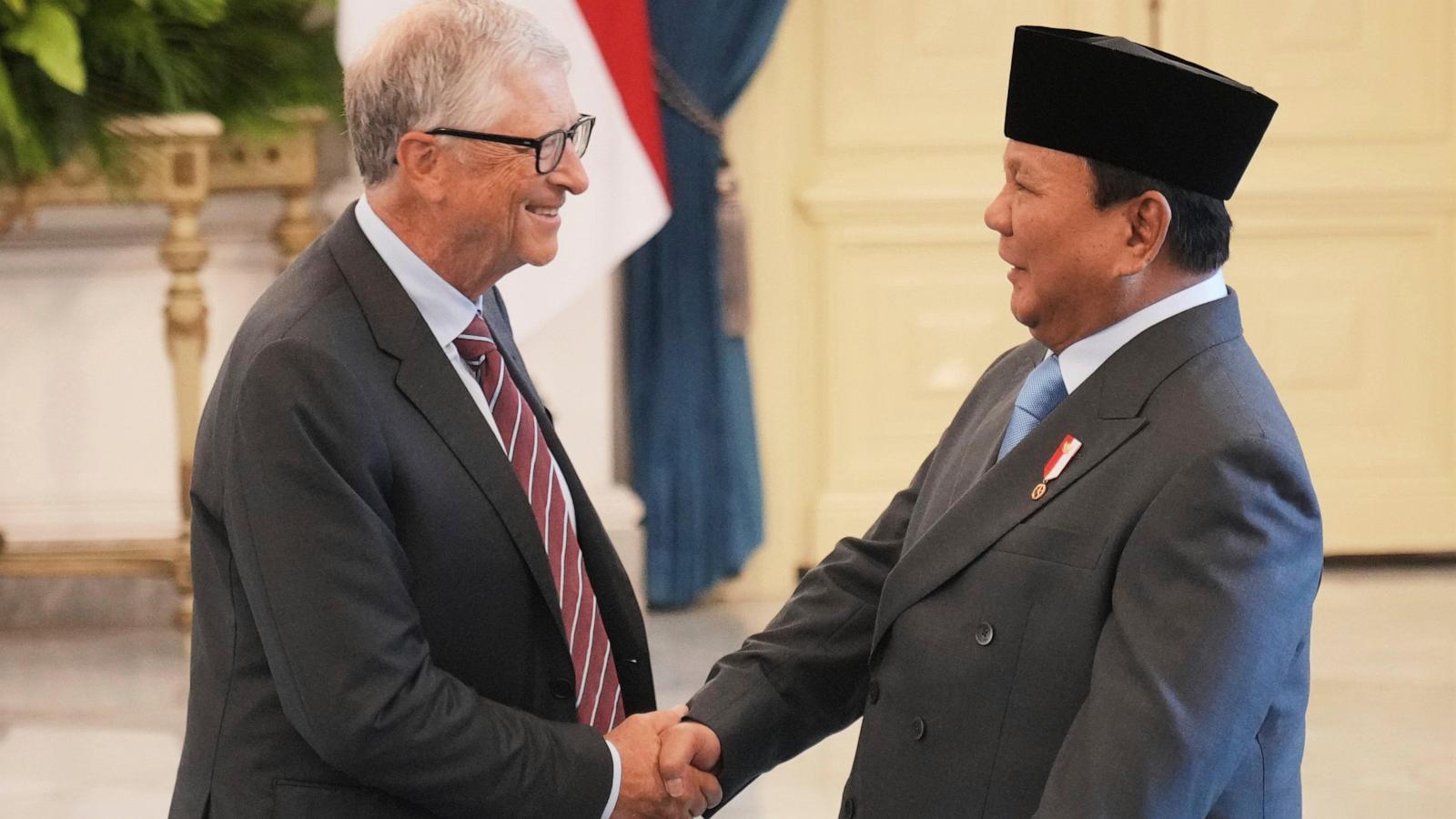Bill Gates meets Indonesian leader to discuss health and sustainable development initiatives