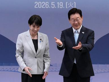 Japanese prime minister travels to meet South Korea president for second leg of hometown summits