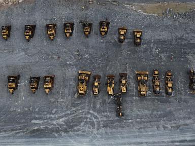 AP PHOTOS: Aerial views of a controversial copper mine