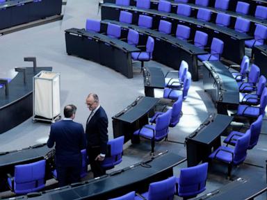 Take your seats, please: Germany's parliament chamber is rearranged to reflect voters' verdict