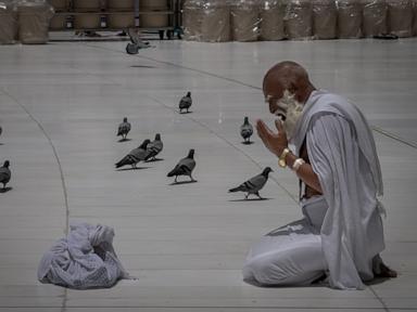 White Cloth and Burning Stones