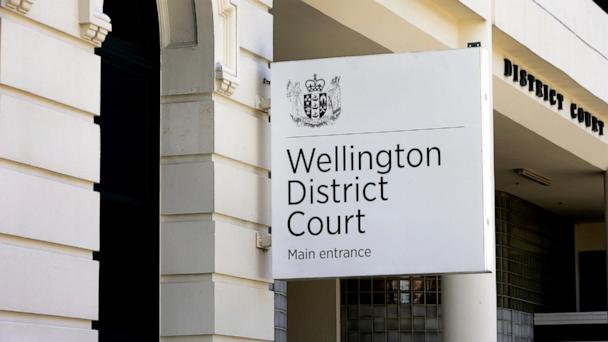 In this undated photo the Wellington District Court exterior is photographed in Wellington, New Zealand. (Monique Ford/STUFF/Fairfaz New Zealand via AP)